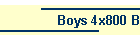 Boys 4x800 B