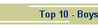 Top 10 - Boys