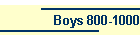 Boys 800-1000