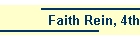 Faith Rein, 4th